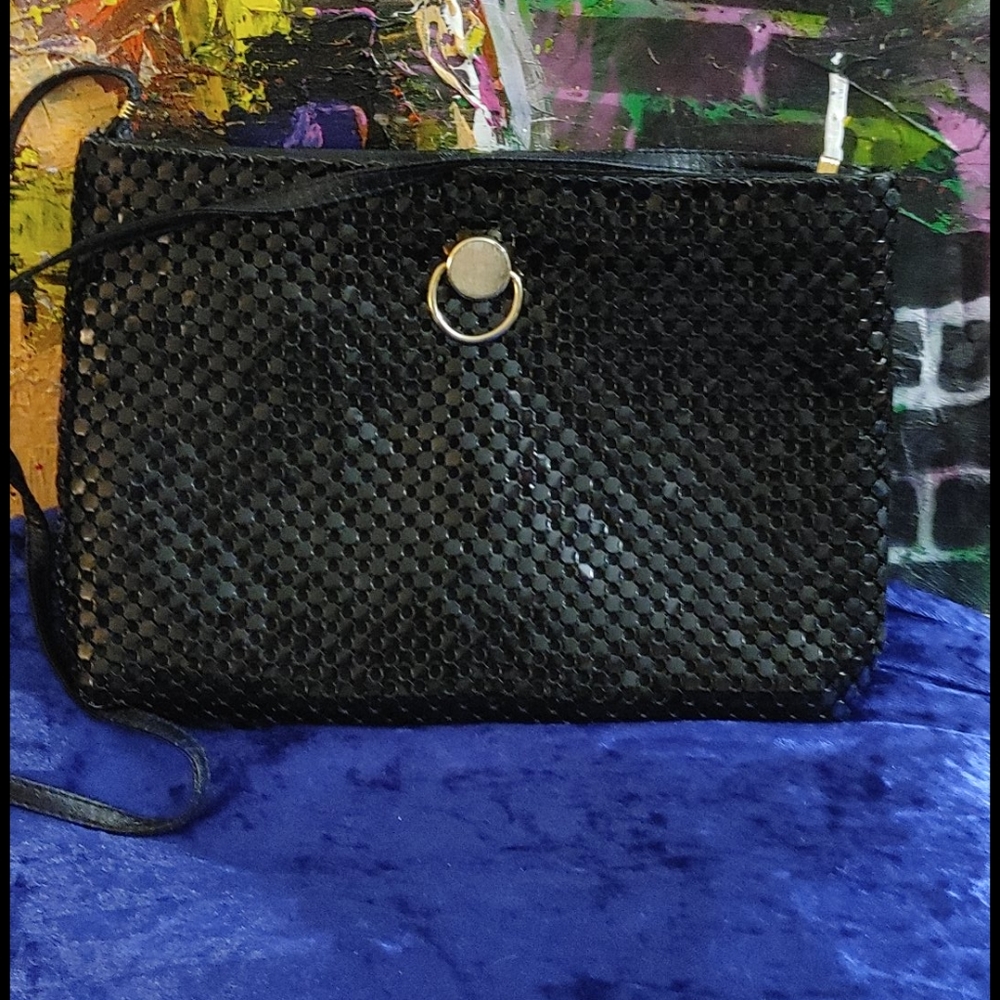 Black sequin purse